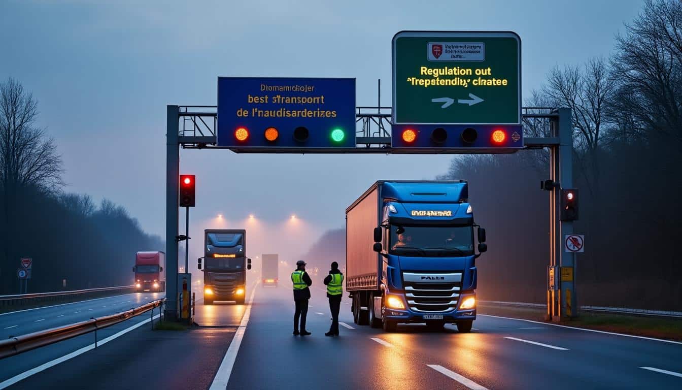 Illustration: Comprendre la définition et le cadre légal du transport interurbain de marchandises