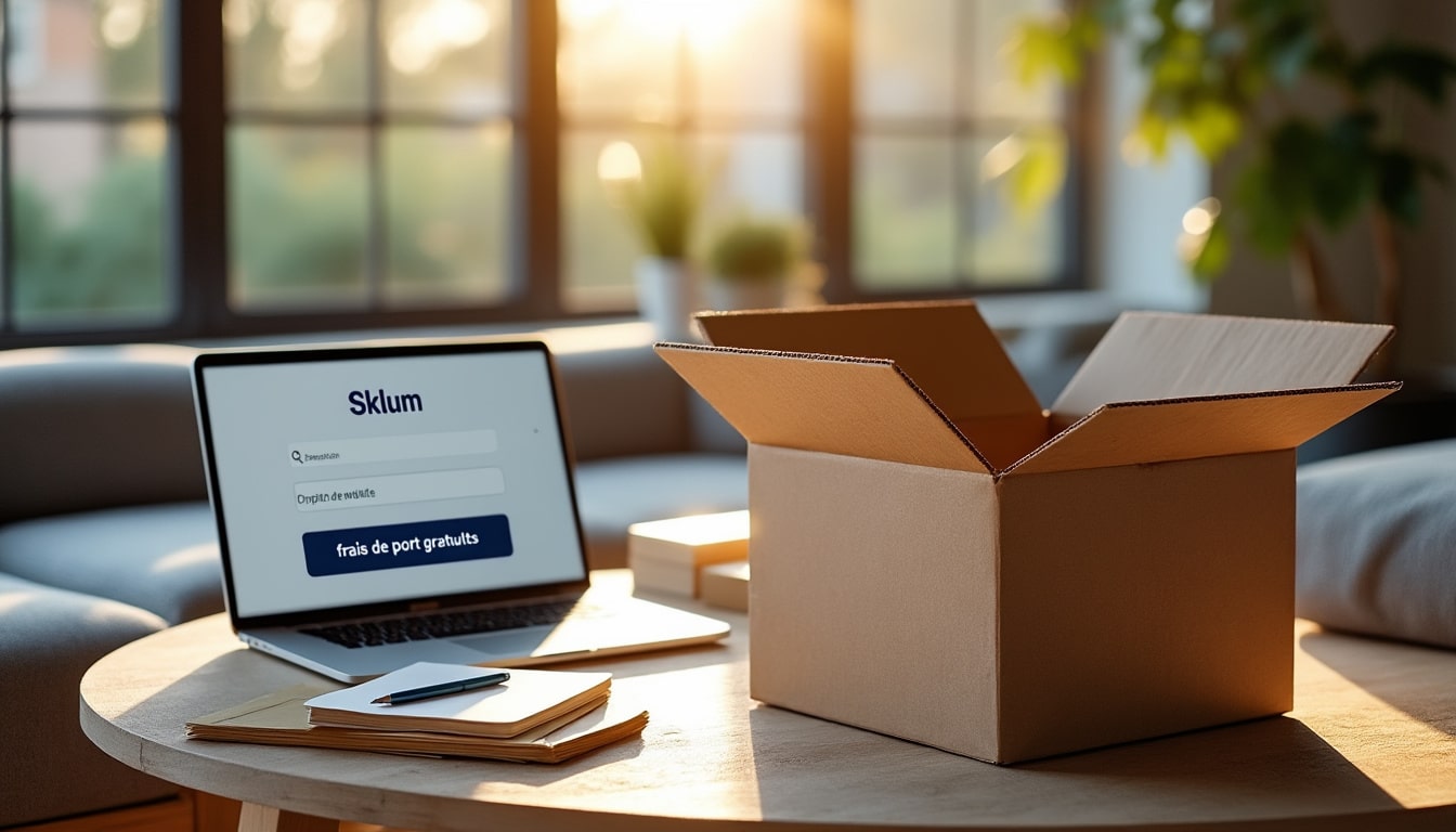 Illustration: Comprendre le fonctionnement des frais de port chez Sklum