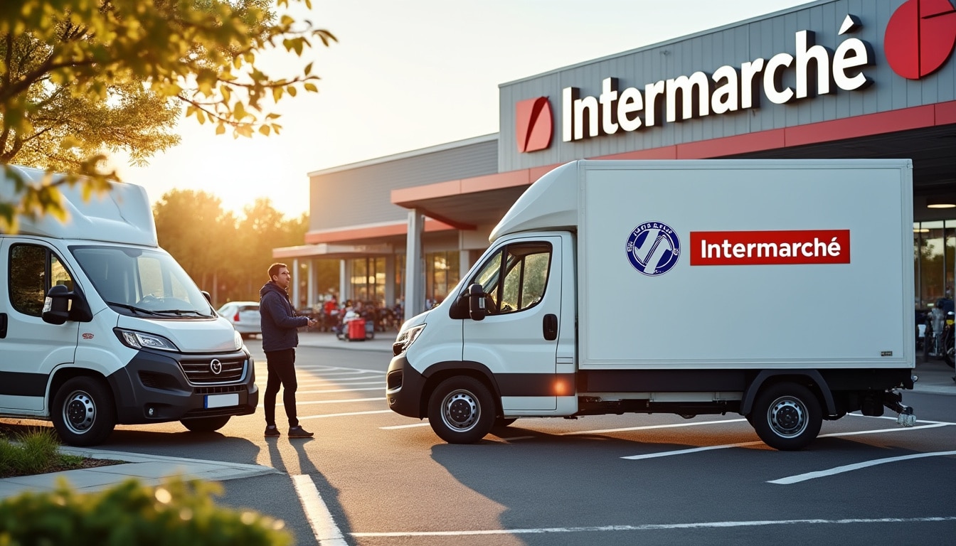 Illustration: Découvrir l’offre de location de véhicules utilitaires chez Intermarché