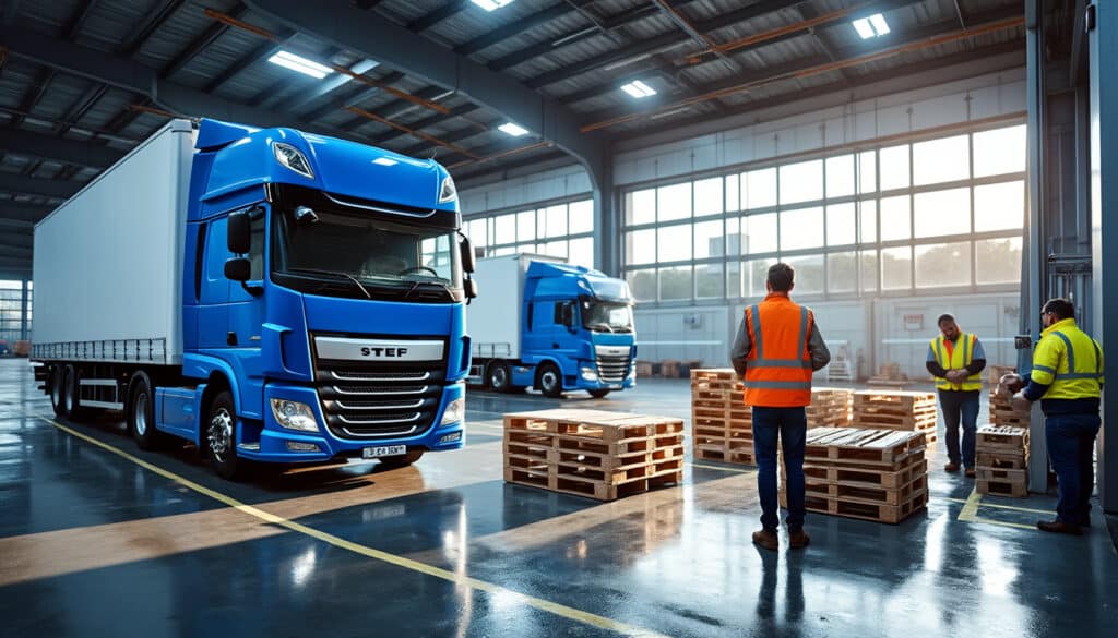 STEF logistique à Chaponnay : expert du transport frigorifique