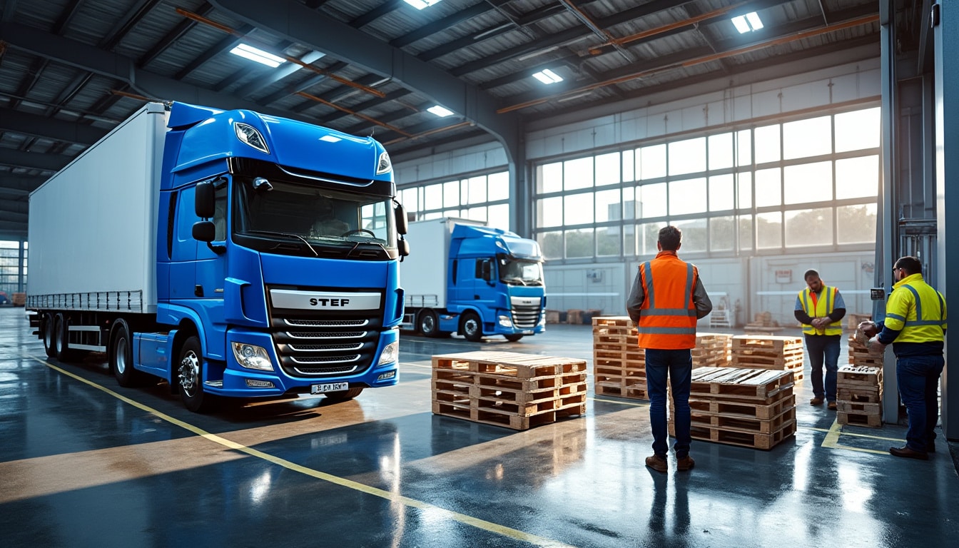 STEF logistique à Chaponnay : expert du transport frigorifique