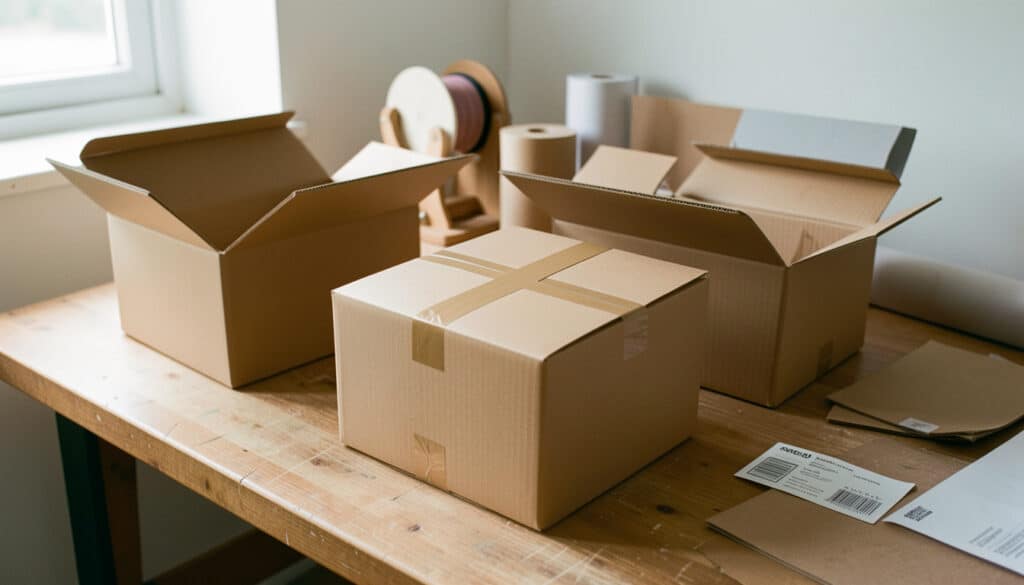 Caisses en carton 30 x 20 x 10 pour vos petits colis