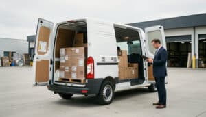 Poids d’une camionnette : charges, PTAC et permis B
