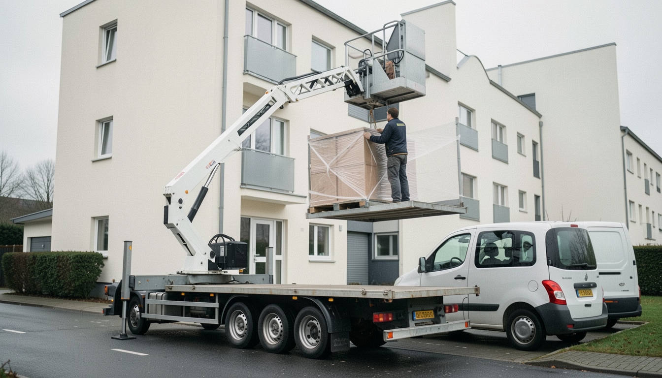 Monte-meubles sur remorque : usages et fonctionnement