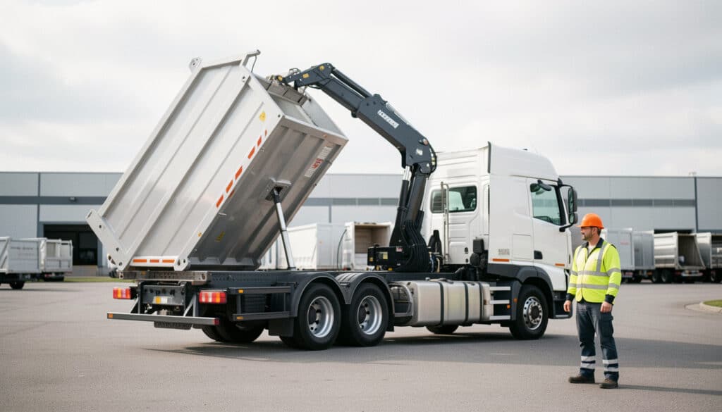 Camion polybenne : définition, usages et différences