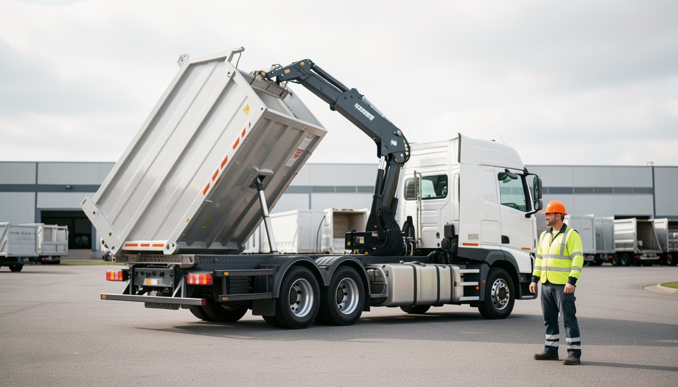 Camion polybenne : définition, usages et différences