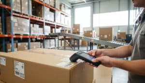Traçabilité des flux par code-barres en logistique
